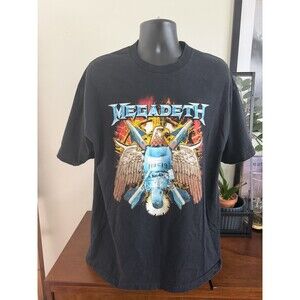 VTG  2005 Megadeath Band Tour Shirt Murina XL Gigantour RARE Y2K Metal